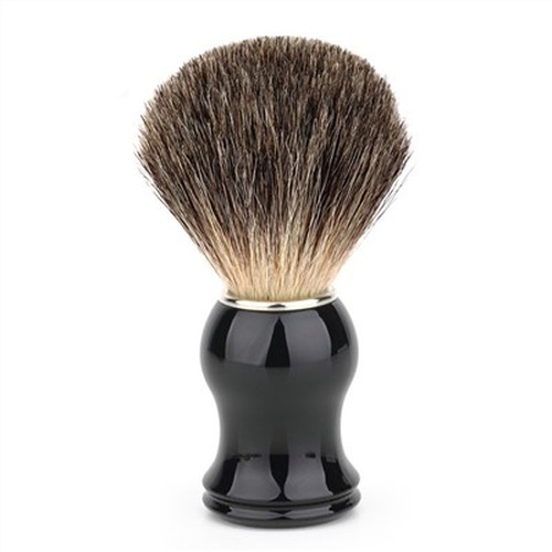 Black Badger Hair Plastic Shaving Brush